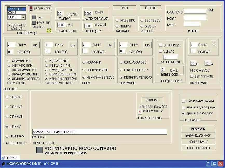 3 Utilização: Com o software de driver instalado, insira o cabo USB no computador e certifique-se que o led CPU RUN esteja piscando.