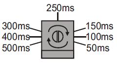 . Essa sensibilidade será o tempo em que o feixe tem que ficar interrompido para que o sensor dispare.