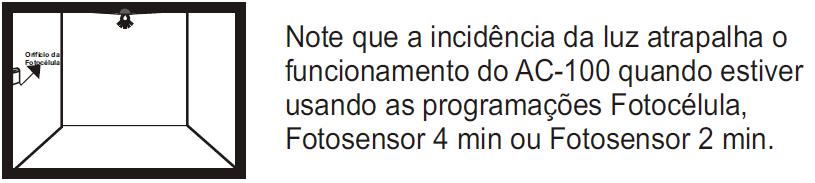 Nas programações do relé de 5 a 7, o jumper JT/CE tem a função de controlar se a carga deverá ser acionada em ambientes claros ou escuros. JT/CE conectado, aciona a carga em ambientes escuros.