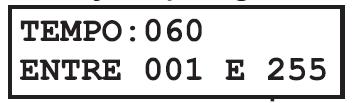 memória para sensor. Endereço entre (00 e 39). É possível aprender um sensor em qualquer um destes endereços.