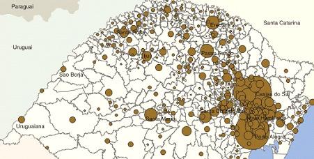 Rio Grande do Sul s Industry Ranking of the State by Industrial GDP 2008 Estados Part.