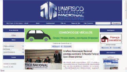 8 9 Interação com nosso público O site www.unafiscoassociacao.org.br será uma ferramenta comunicacional ainda mais dinâmica e interativa.