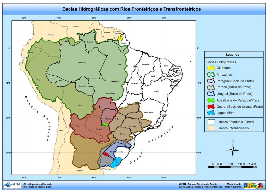 Bacias Hidrográficas de Ríos