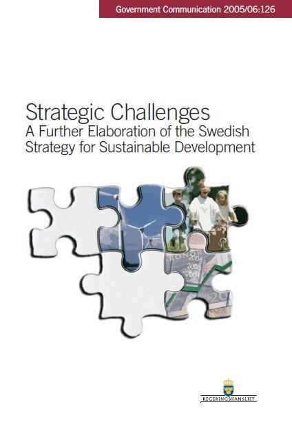 Desenvolvimento sustentável da Suécia em 12 áreas de atuação; Capítulo fulcral: Cidades Sustentáveis; Financiado pelo LIP (Local Investiment Programme);
