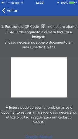 Cupom Fiscal do tipo Eletrônico (SAT) com QRCode 3516 1011 1213 2223 2425 3338 4440 5566 7778 8899 1112 Se o leitor não