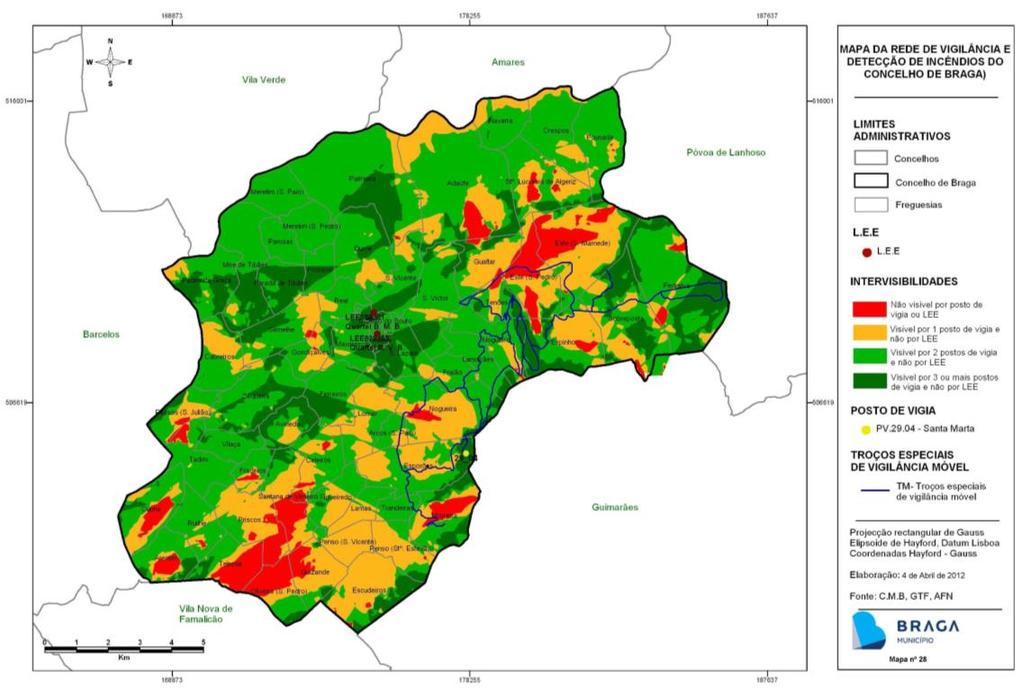 5. 1 - VIGILÂNCIA E DETEÇÃO A vigilância dos espaços florestais, é crucial para uma precoce detecção dos incêndios e minimização do tempo que medeia entre a ignição e a chegada da primeira equipa de