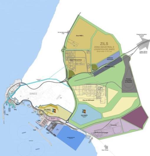 Zona Industrial e Logística de Sines (Capacidade para receber projetos industriais de qualquer dimensão e