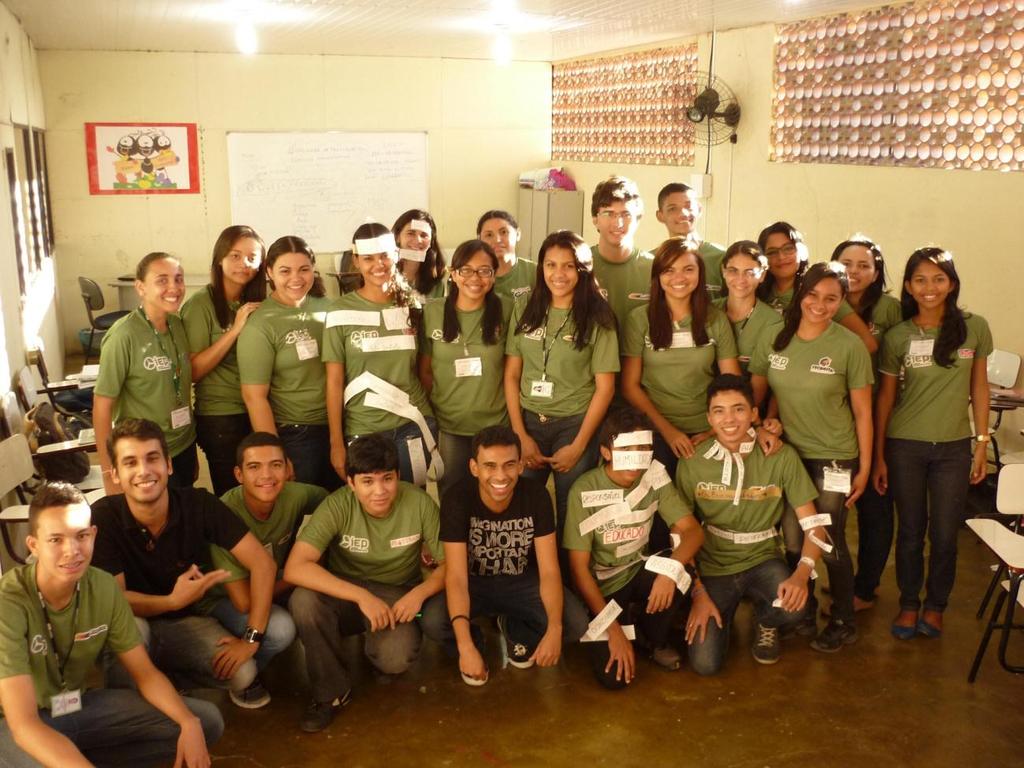 Na tecnologia social dos espaços mundos os jovens estavam no Mundo Ambiental, com o acompanhamento do Professor Berlando Silva. 3.9.