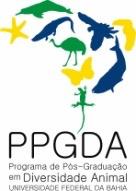 2 O Programa de Pós-graduação em Diversidade Animal (PPGDA) da UFBA vem, por meio deste Edital, convocar os candidatos interessados a se inscreverem no processo de seleção de alunos para o Curso de