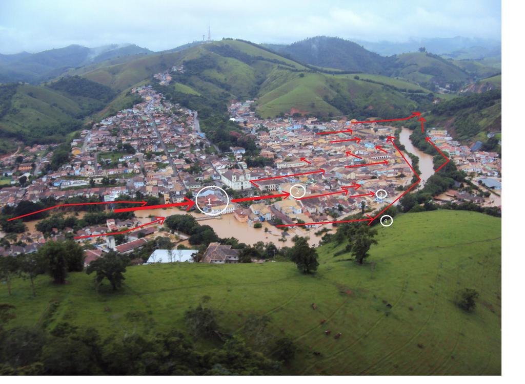 5 1 Maior Impacto sobre edificações com fundos para o Rio Inclusive a Biblioteca 2- Impacto sobre os Casarões do outro lado da praça Dr.