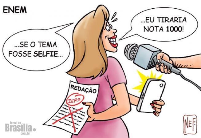 QUESTÕES DISCURSIVAS 12. Explique o humor da charge sobre a entrevista de emprego. 11.