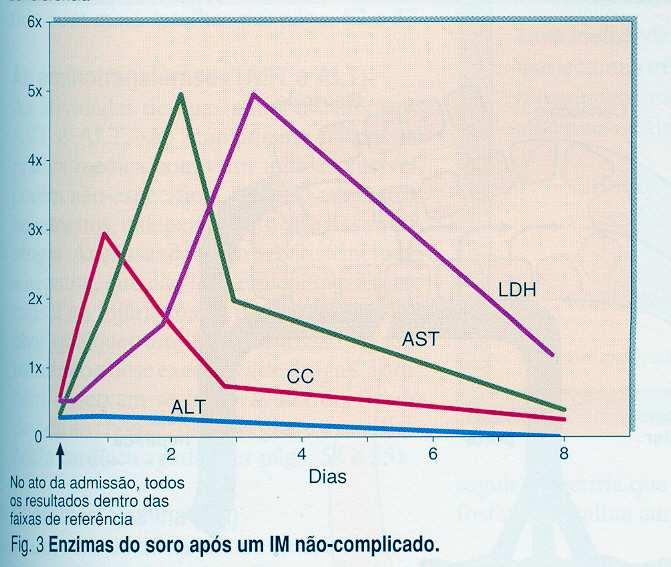 Perfil bioquímico das enzimas cardíacas no pós-infarto Creatina Quinase (CK) Enzimas presente nos músculos