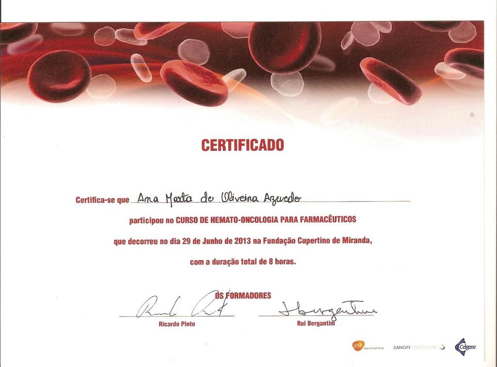 ANEXO XI Certificado de Participação na