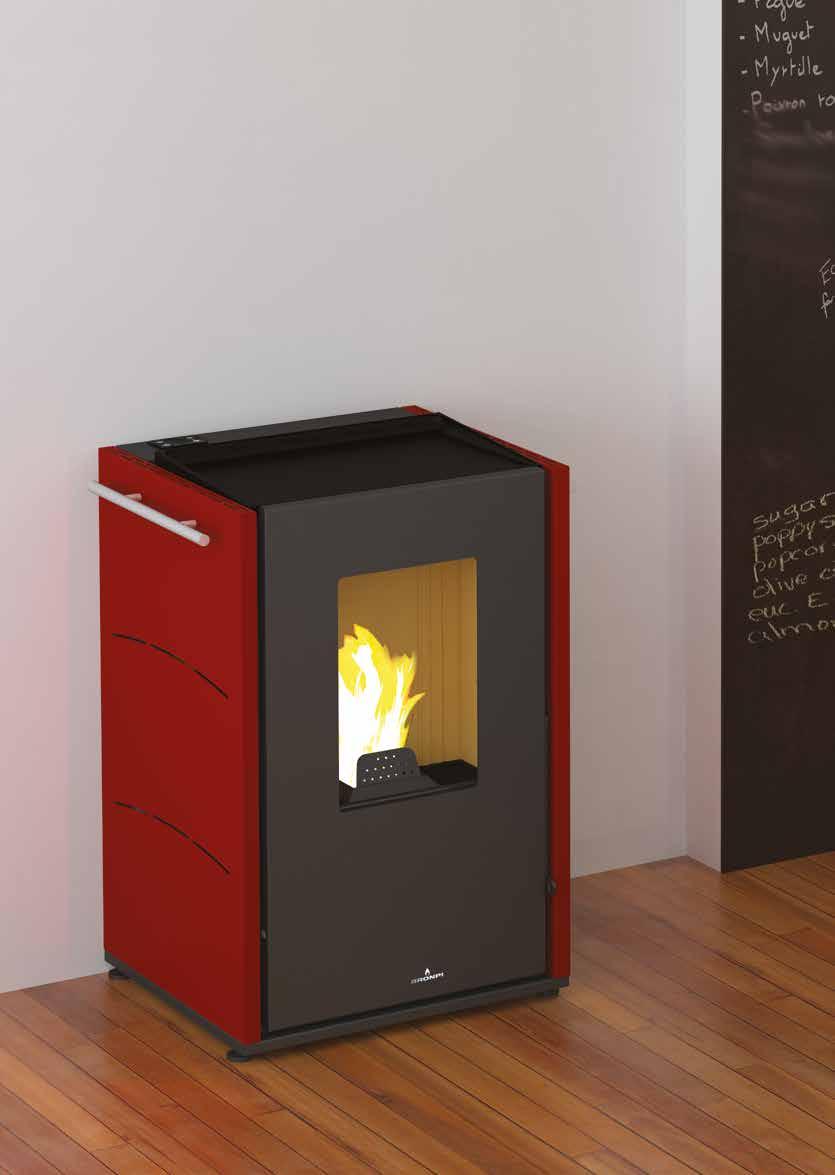 Brenda Estufa de pellet con cocina Pellet stove with cooker Salamandra a pellet com