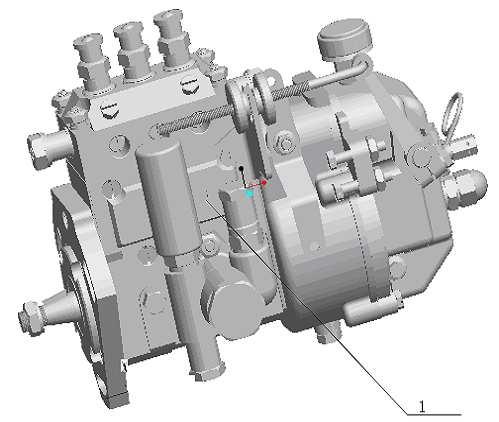 MOTOR LD 500 / LDG 500 5 BOMBA INJETORA LD 500 LDG 500 700.008.00.00. Cj.