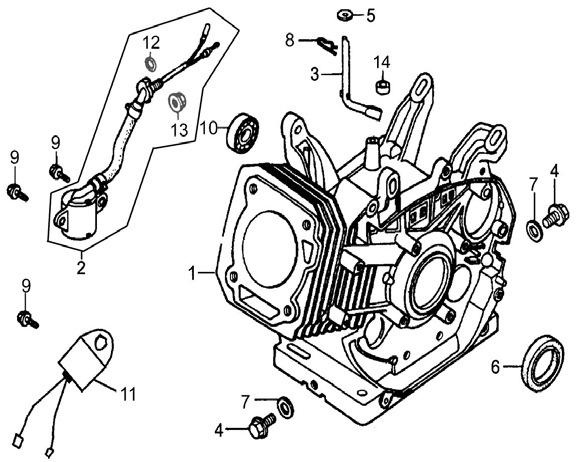 E-1 CONJUNTO CARCAÇA 1 20327837 Carcaça com cilindro 1 2 20327838 Interruptor nivel de óleo 1 3 20327839 Braço do RAR 1 4 20327840 Parafuso dreno do óleo 2 5 20327841 Arruela do braço do RAR 1 6