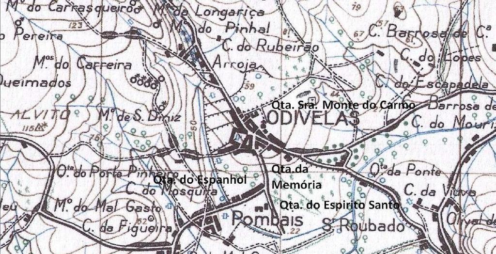 ANEXO III LEVANTAMENTO DO DESENVOLVIMENTO URBANO DE ODIVELAS Odivelas começou por ser um lugar ocupado por uma população dispersa que, a partir da fundação do Mosteiro de S.