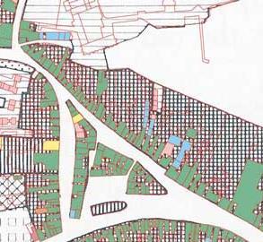 USO DO SOLO LAND UTILIZATION Para Conzen, este aspeto refere-se à distribuição espacial dos usos funcionais dos solos e dos edifícios dos núcleos urbanos.