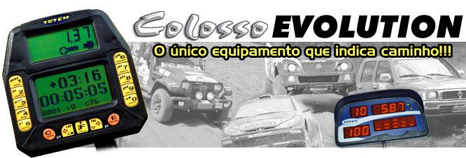 Apresentação O COLOSSO EVO CUP é uma nova ferramenta para competidores da Mitsubishi CUP e provas com formato parecido como Paulista de Rally Cross Country.