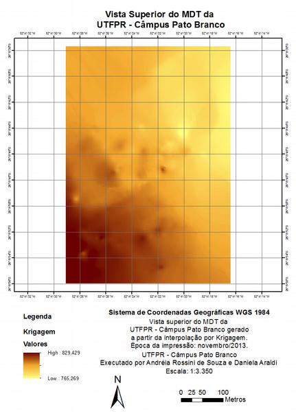 Figura 3 Distribuição aproximada dos pontos