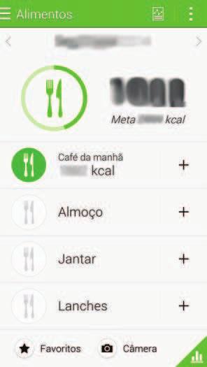 S Health 4 Insira informações adicionais de alimentos e toque em Salvar. As informações de alimentos serão registradas como sua ingestão de calorias para a refeição.