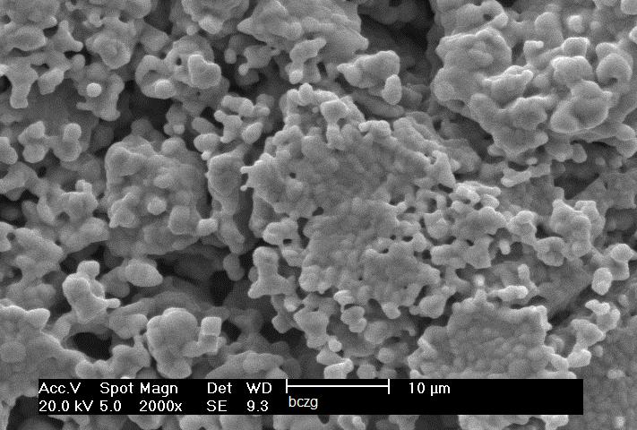 5.5 Sinterização das amostras de BaCe 0,4 Zr 0,4 Gd 0,2 O 2,9 A inserção de zircônio no BCG20 solucionou o problema da estabilidade química frente ao CO 2, porém resultou negativamente em outro