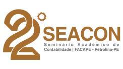 22 Seminário Acadêmico de Contabilidade da FACAPE REGULAMENTO DE TRABALHOS: ARTIGOS CIENTÍFICOS E PROJETOS A