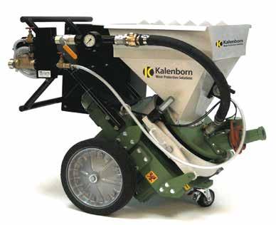 Sistema de projeção Kalenborn Sistema de projeção especialmente projetado para trabalhar com KALCRET Projeção contínua e homogênea do composto KALCRET