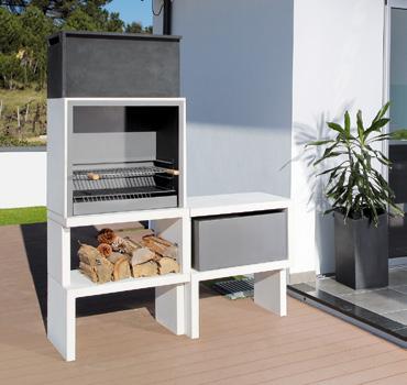 With a contemporary design, the IV barbecues are distinguished by their functionality and ease of assembly.