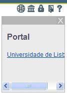 Portais É possível a Universidade de Lisboa ter um ou mais portais, podendo variar o logótipo, as cores, entre outros.