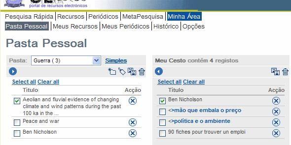 a. Simples e Avançada. Exemplo do formato Simples: Ir para o formato avançado Neste formato não é possível guardar o registo numa pasta já existente, para isso tem de ir ao formato Avançado.