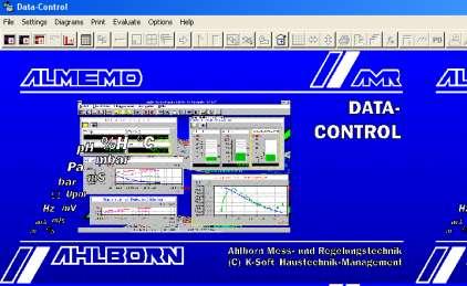62 Figura 3.9 Tela de iniciação do programa AMR-Software marca Almemo Data-Control. Fonte: Arquivo Pessoal.