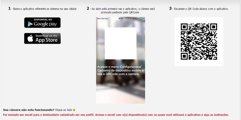 É necessário que o aplicativo já esteja instalado no aparelho, caso contrário, ao clicar no link do e-mail, o processo será