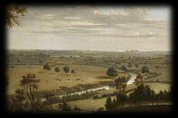 DA PAISAGEM RURAL À PAISAGEM URBANA INDUSTRIAL: o exemplo de Manchester em 1820 paisagem natural, pouco alterada; revela