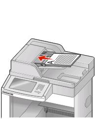 Digitalização para um computador ou uma unidade flash AAD Vidro do scanner Use o ADF para documentos com várias páginas.