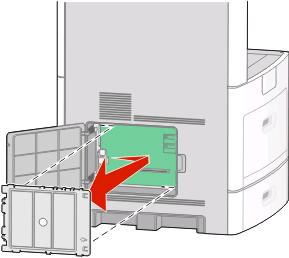 3 Remoção da tampa da placa de sistema. 4 Use a ilustração abaixo para localizar o conector apropriado.
