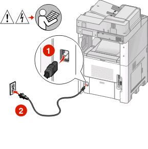 Instalação da impressora na rede wireless (Macintosh) Preparar para configurar a impressora 1 Localize o endereço MAC da impressora na folha que foi enviada com a impressora.