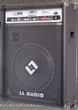 LL500BT 150W RMS Falante de 15" Super Tweeter Antena FM (fio) 04 - com controle de volume master microfone microfone 01 P10 guitarra (electric) 01 P10 guitarra