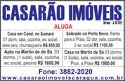 c/ garagem e piscina na Martin de Sá - Frente p/ mar p/2 pessoas, a partir de R$ 850,00, cond. incluso. Alugo c/ comprovante de renda.