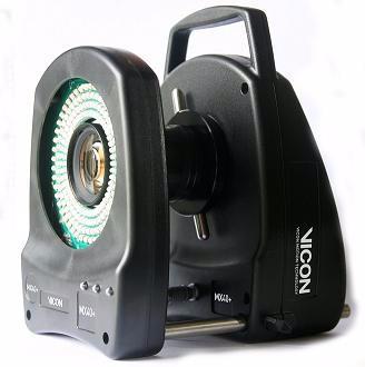 30 3.1 Câmera Vicon Cada câmera Vicon integra uma eletrônica interna que realiza a maioria do processamento de dados, uma unidade estroboscópica, uma lente de alta performance e filtro óptico.