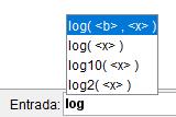 84 Figura 4.13: Exponencial, a>1 4.4 LOGARÍTMICA A construção das funções logarítmicas no GeoGebra, são facilitadas pelo fato do software exibir opções de funções desse tipo.
