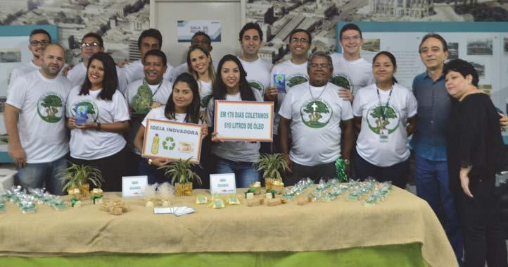 Antes, a Vitória já tinha conquistado a primeira das três colocações da Ação Inovadora, ítem fundamental na classificação do Prêmio, com a proposta Óleo de cozinha usado: