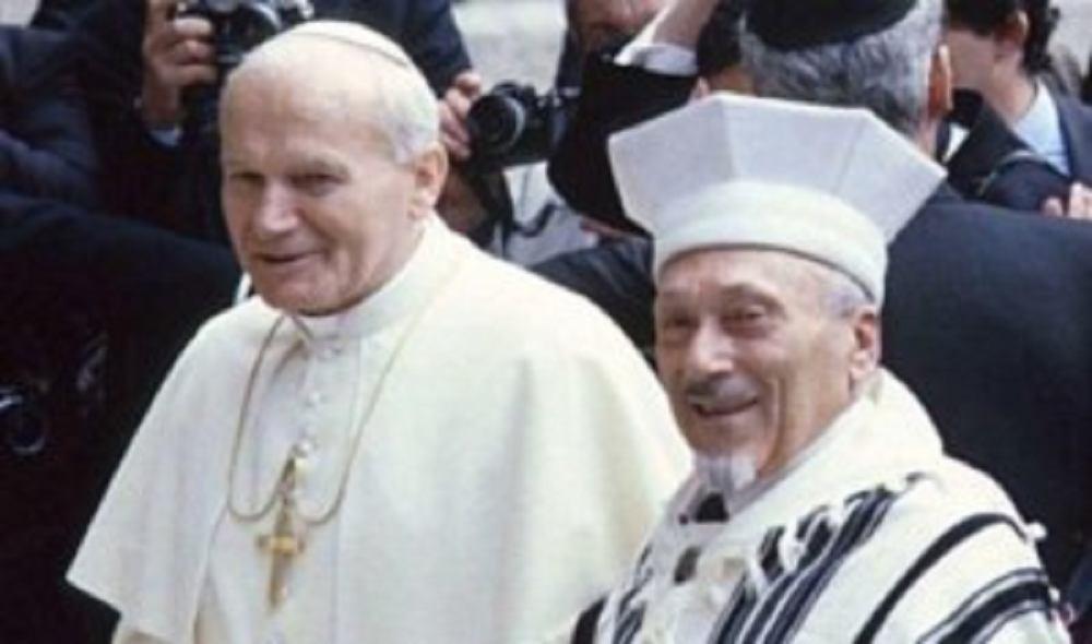 Foi o que disse o Rabino chefe-emérito de Roma, Elio Toaff, protagonista junto com João Paulo II da histórica visita papal à sinagoga de Roma, em 13 de abril de 1986.