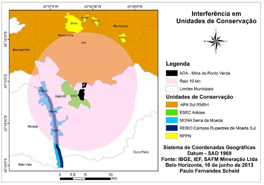 37 Figura 4 Localização da Estação Ecológica de Arêdes