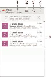 Gmail Se você tem uma conta do Google, pode usar o aplicativo Gmail para ler e escrever mensagens de email.