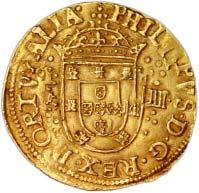D. FILIPE III 1621-1640 18* Ouro 4 Cruzados LB IIII (06.