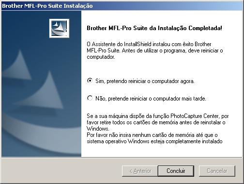 H Se surgirem as caixas de diálogo Assinatura digital não encontrada, clique em Sim para instalar o controlador.. I O ficheiro README é apresentado.