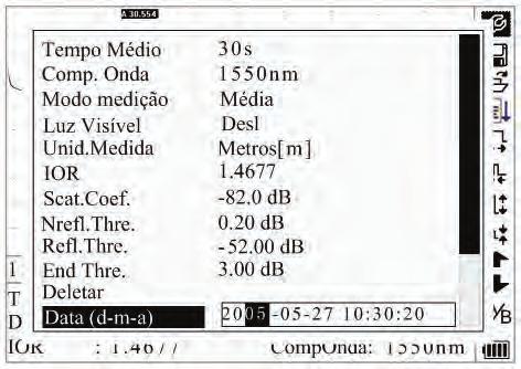 Utilize e para selecionar Delete. Pressione Enter, e escolha Yes para excluir ou No para não excluir. Optando por Cancel, você sairá do menu Delete.