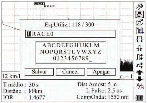 Medição de Traçado e Processamento de Traçados Existentes Reanalisar um Traçado Salvar um Traçado Aumentar o Zoom do Traçado Verticalmente Para revisar os detalhes de um evento mais de perto, siga os