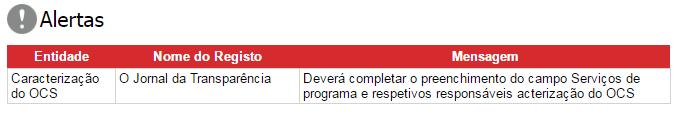 5. COMPROVATIVO Se pretender obter um comprovativo dos dados inseridos na Plataforma, o utilizador deve carregar no botão «Obter Comprovativo» que se encontra no topo do ecrã.